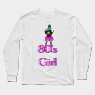 80’s Girl Design Long Sleeve T-Shirt